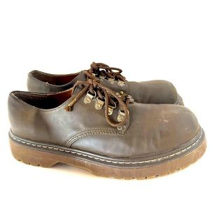 Lower East Side Shoes Brown Platform Lace Up Chunky Mens Women Unisex Size 10